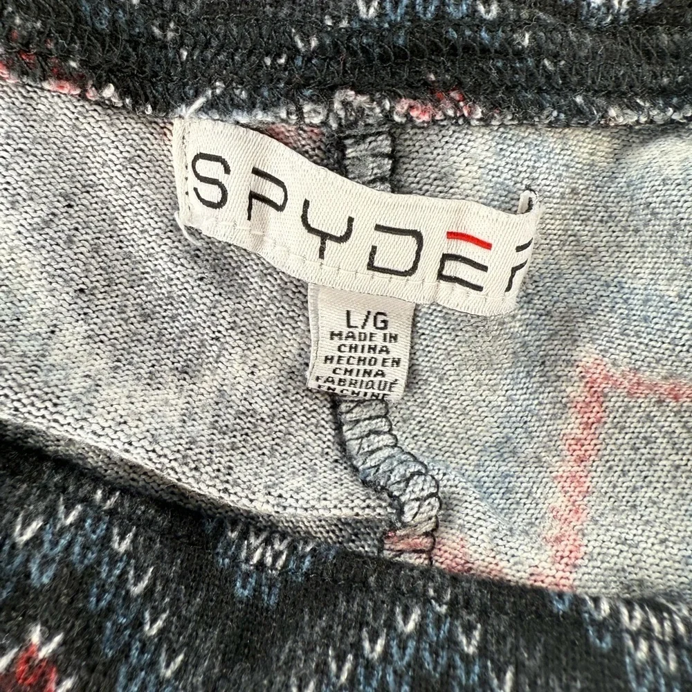 Women’s Spyder Black and Gray Chevron Pajama Set - Picture 5 of 7